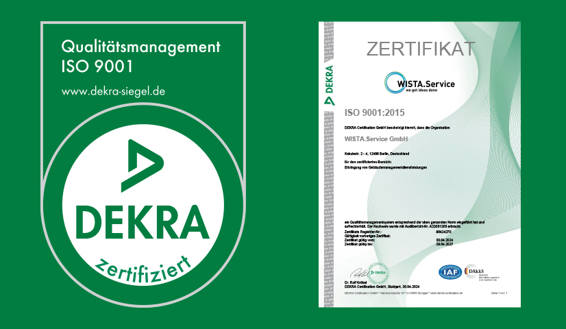 Zertifikat nach ISO 9001:2015